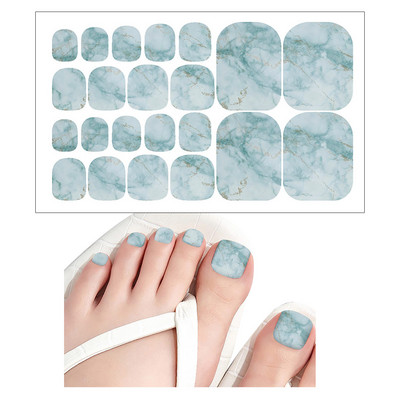 Kāju nagu uzlīmes Aptinumi Līmējošās uzlīmes Kāju nagu lakas sloksnes Diy pedikīrs Pēdu uzlīmes Manikīrs Sieviešu Toenail Art Manikīrs