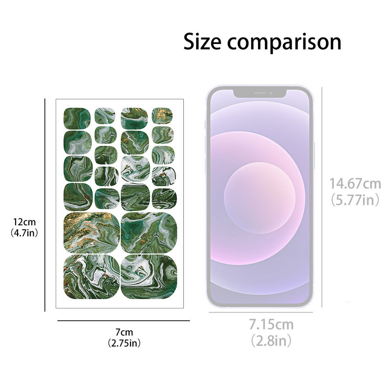 Стикери за нокти на пръстите на краката Залепващи стикери Ленти за лак за нокти Направи си сам Педикюр Стикери за крака Маникюр Женски маникюр за нокти на краката