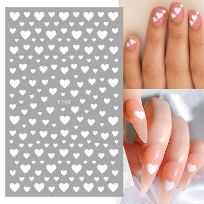 3D szerelem Valentin köröm matrica rajzfilm aranyos pár szerető csúszkák piros ajkak szív design pakolás köröm művészet manikűr dekoráció BEF106