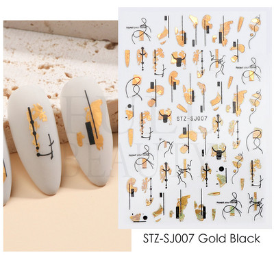 3D szerelem Valentin köröm matrica rajzfilm aranyos pár szerető csúszkák piros ajkak szív design pakolás köröm művészet manikűr dekoráció BEF106