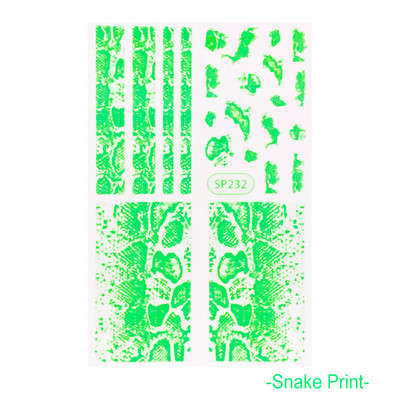 Μαύρα αυτοκόλλητα με τύπωμα λεοπάρδαλης φιδιού Ζώο τρίχας αγελάδας Ζέβρα γούρι για νύχια Αυτοκόλλητο συρόμενο μανικιούρ με αυτοκόλλητα στα νύχια BESP222-233