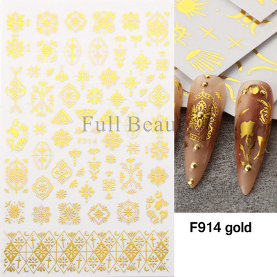 Evil Eyes Snake Küünekleebised Must Valged Liugurid küüntele Tähed Kuu Tähtkuju Kaunistused Lehed Lilled Kleebised NLF909