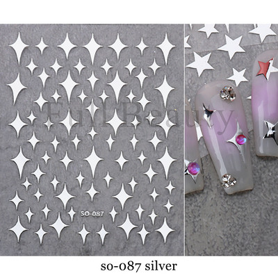 Evil Eyes Snake Küünekleebised Must Valged Liugurid küüntele Tähed Kuu Tähtkuju Kaunistused Lehed Lilled Kleebised NLF909