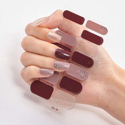 Mustrilised küüned loomingulise küünelakiga fooliumiga küünekleebiste 2020. aasta täielik ilu küüned kunsti kaunistus küünekleebiste disainer