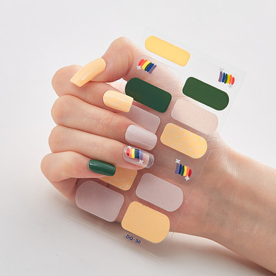 Mustrilised küüned loomingulise küünelakiga fooliumiga küünekleebiste 2020. aasta täielik ilu küüned kunsti kaunistus küünekleebiste disainer