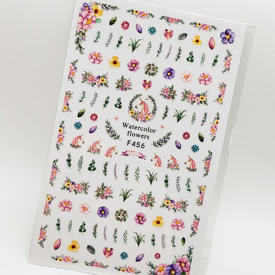 Lehúzható 3D körömmatricák Művészet Csúszka Csinos Aranyos Macska Állat Köröm Dekoráció Fólia Öntapadó Design Manikűr Kiegészítők