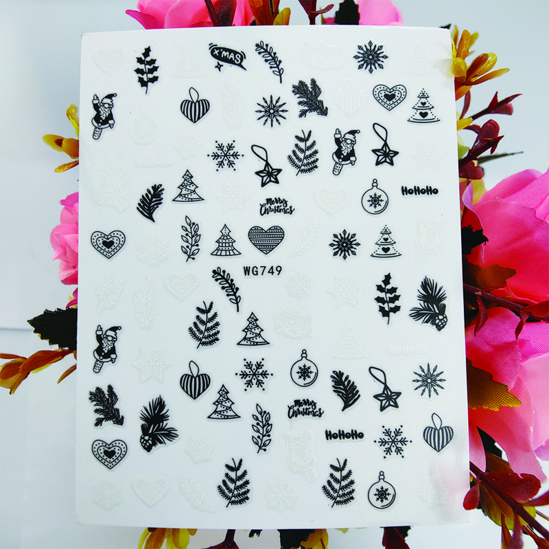 Lehúzható 3D körömmatricák Művészet Csúszka Csinos Aranyos Macska Állat Köröm Dekoráció Fólia Öntapadó Design Manikűr Kiegészítők