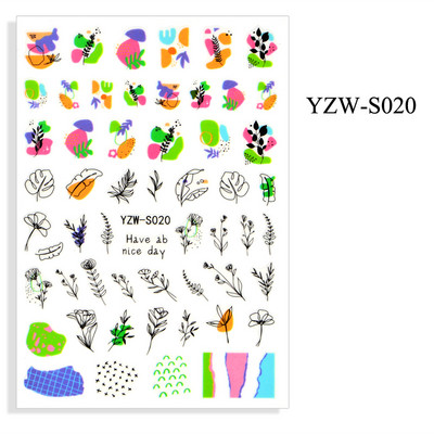 2023 ÚJ Körömmatrica Női Arc Vázlat Absztrakt Kép Szexi Lány Nail Art Öntapadó Matricák Tetoválások Csúsztatók Manikűr Barkácseszközök