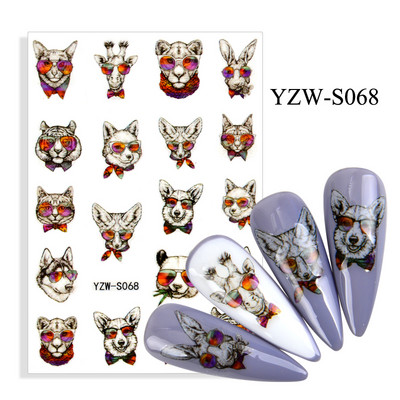 2023 ÚJ Körömmatrica Női Arc Vázlat Absztrakt Kép Szexi Lány Nail Art Öntapadó Matricák Tetoválások Csúsztatók Manikűr Barkácseszközök