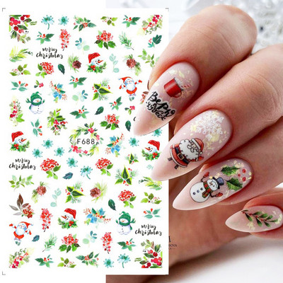 3D Space αυτοκόλλητα νυχιών Planet Nail Charms Stars Galaxy Foils Πολύχρωμα συρόμενα πυροτεχνήματα Ακουαρέλα Λουλούδια Διακόσμηση GLDP1396