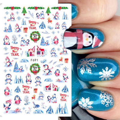 3D Space αυτοκόλλητα νυχιών Planet Nail Charms Stars Galaxy Foils Πολύχρωμα συρόμενα πυροτεχνήματα Ακουαρέλα Λουλούδια Διακόσμηση GLDP1396