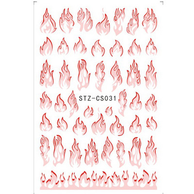 Glitter γαλλική γραμμή αυτοκόλλητα νυχιών Ασημί Λευκό λοξό αυτοκόλλητα λωρίδες Slider 3D Star Heart Λαμπερή διακόσμηση Νυχιών Συμβουλές για νύχια NLSTZ-CS068