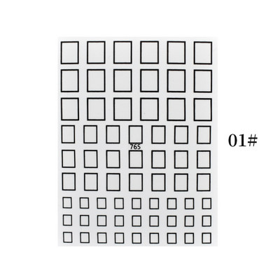 Χρυσή λωρίδα μεταλλική ταινία ρίγες Σχεδιασμός νυχιών ρίγες 3D γραμμές Αυτοκόλλητα νυχιών γεωμετρία συρόμενο για νύχια βερνίκι τζελ Χαλκομανίες μανικιούρ