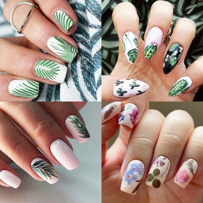 12 TK suvised küünekleebised kiri süda lill vesi kleebised maniküüriks vesimärgi ülekandeks küünekleebised aksessuaarid