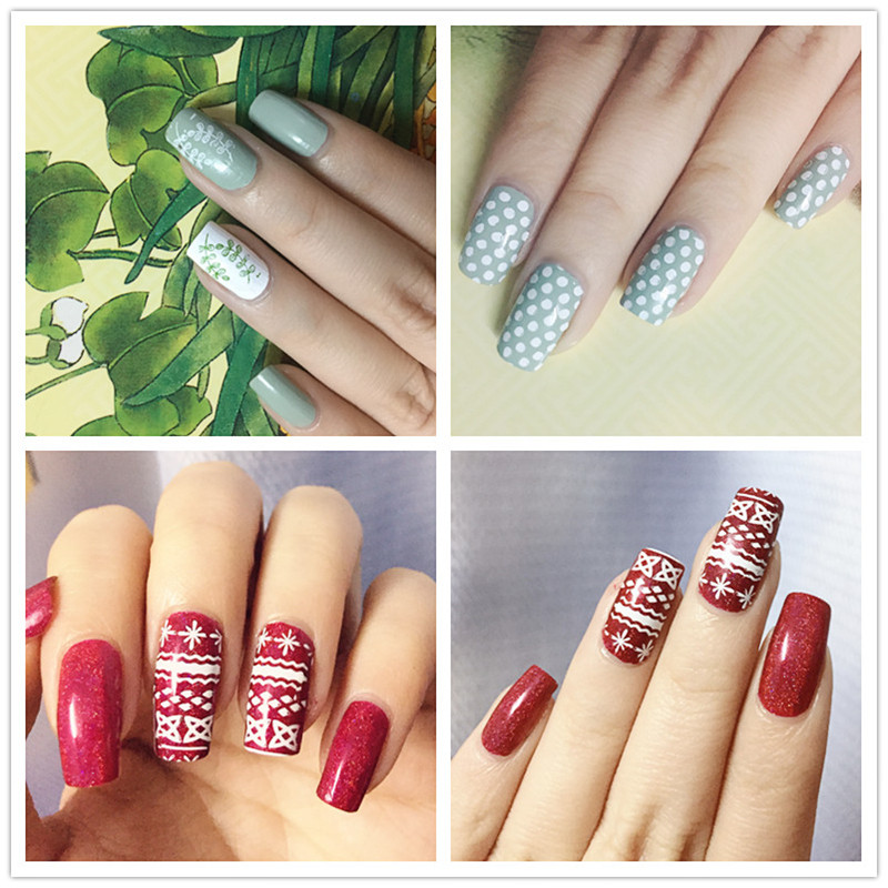 Läbimõõt 5,5 cm ümmargune küünekunsti tembeldusmall Pildiplaat 20 kujundust YZW-Y seeria küünte stantsimisplaadid maniküüri šabloonide komplekt