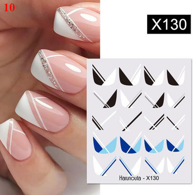 Αυτοκόλλητο νυχιών Αλουμινόχαρτο νυχιών Flower Fairy Butterfly Αυτοκόλλητα μεταφοράς γαλλικού κυμάτων Διακοσμητικά νυχιών DIY Art Αξεσουάρ αυτοκόλλητα για μανικιούρ