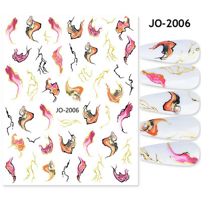Αυτοκόλλητο νυχιών Αλουμινόχαρτο νυχιών Flower Fairy Butterfly Αυτοκόλλητα μεταφοράς γαλλικού κυμάτων Διακοσμητικά νυχιών DIY Art Αξεσουάρ αυτοκόλλητα για μανικιούρ
