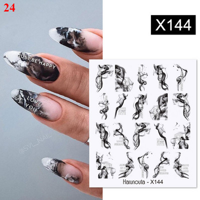 Αυτοκόλλητο νυχιών Αλουμινόχαρτο νυχιών Flower Fairy Butterfly Αυτοκόλλητα μεταφοράς γαλλικού κυμάτων Διακοσμητικά νυχιών DIY Art Αξεσουάρ αυτοκόλλητα για μανικιούρ