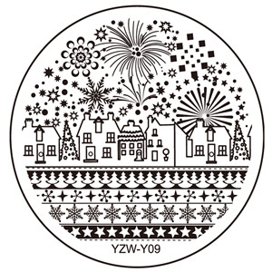 1 részes 2023-as körömbélyegzősablonlemez YZWLE körömbélyegző lemez szerszámok