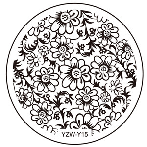 1 részes 2023-as körömbélyegzősablonlemez YZWLE körömbélyegző lemez szerszámok