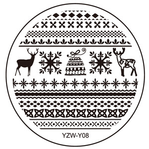 1 részes 2023-as körömbélyegzősablonlemez YZWLE körömbélyegző lemez szerszámok