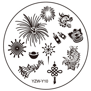 1 részes 2023-as körömbélyegzősablonlemez YZWLE körömbélyegző lemez szerszámok