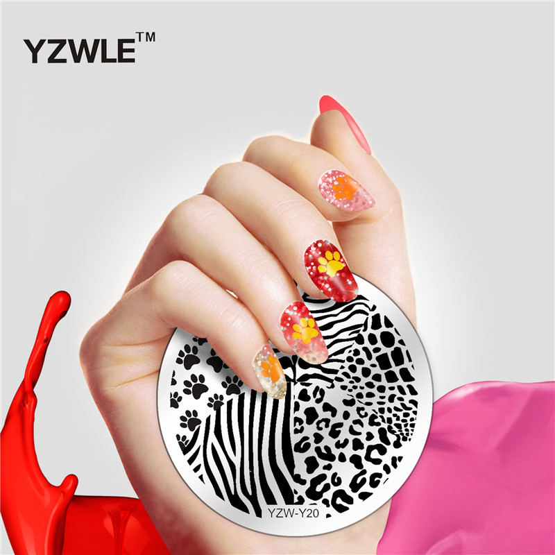 1 részes 2023-as körömbélyegzősablonlemez YZWLE körömbélyegző lemez szerszámok