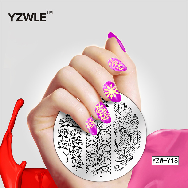 1 részes 2023-as körömbélyegzősablonlemez YZWLE körömbélyegző lemez szerszámok