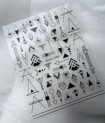 Μαύρα καρφιά πεταλούδα Αυτοκόλλητα Αυτοκόλλητα Αυτοκόλλητα Λευκά λουλούδια Αυτοκόλλητα Διακοσμήσεις Μανικιούρ Σχέδιο για Μανικιούρ Νυχιών Διακοσμήσεις Σαλόνι