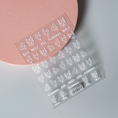 1 τεμ. Αυτοκόλλητο νυχιών Corpse Bride Abstract Girl Butterfly Flower Rose Nail Art Decal Decal Μανικιούρ Διακοσμήσεις Νυχιών Σχεδιαστής