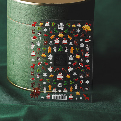 1 τεμ. Αυτοκόλλητο νυχιών Corpse Bride Abstract Girl Butterfly Flower Rose Nail Art Decal Decal Μανικιούρ Διακοσμήσεις Νυχιών Σχεδιαστής