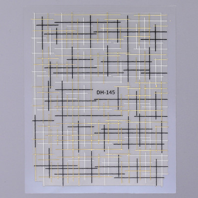 Αυτοκόλλητα νυχιών με λωρίδες γαλλικής γραμμής 3D χρυσό ασημί μεταλλικές γραμμές Αυτοκόλλητα μεταφοράς νυχιών πολλαπλών μεγεθών λωρίδα κυματιστή διακόσμηση Συμβουλές για αυτοκόλλητα