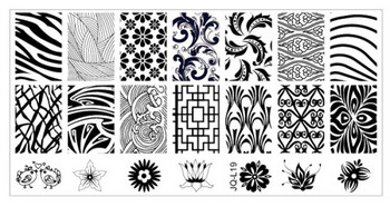2023 Нови стилове Nail Art Stamp Stamping Image Plate 6*12cm Шаблон за нокти от неръждаема стомана Инструменти за шаблони за маникюр