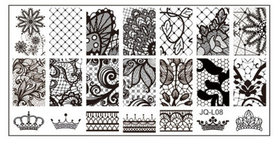 2023 New Styles Nail Art Stamp Stamping Image Plate 6*12cm Πρότυπο νυχιών από ανοξείδωτο ατσάλι Εργαλεία στένσιλ για μανικιούρ