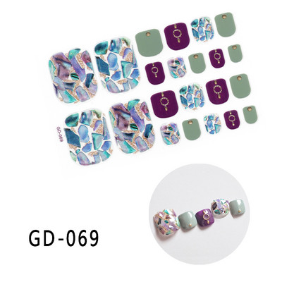 1 leht Täiskattega varbaküüneküün Sädelev varbaküünte kleebis Sädelev jalakleebised Tumeroosa Seksikas suvestiilis maniküür Drop Ship