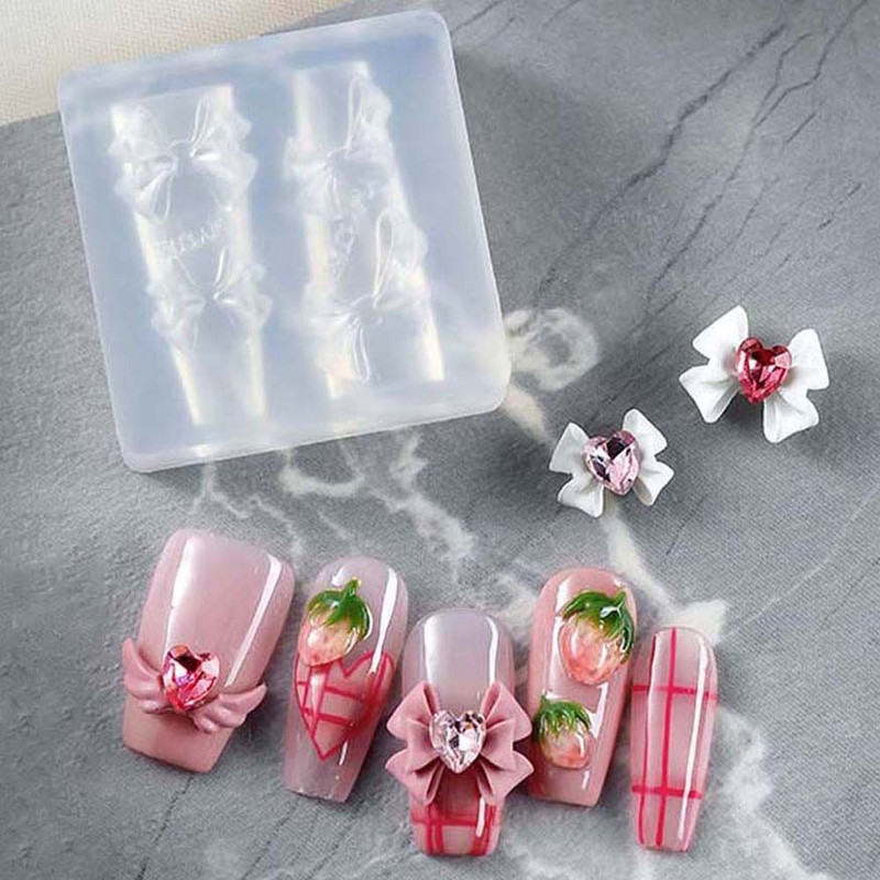 Silikoonvorm 3D Küünekleebis Maniküüri Tööriistad Küünte kaunistus Küünte vorm Silikoonküünte šabloon Silikoonist nikerdatud vorm