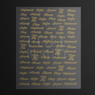 Αυτοκόλλητα με γράμματα για νύχια τρισδιάστατα μαύρα άσπρα επιγραφές Αγγλικά αλφάβητα Sliders Χαρακτήρας σφραγίδα νυχιών Love Letter Αυτοκόλλητα GL200-210