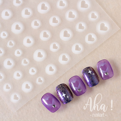 3D Nail Art matricák Fehér felhő Körömmatrica/Ultra vékony körömcsúszkák Öntapadó matricák Csillag Hold/Fehér Virág/Felhők