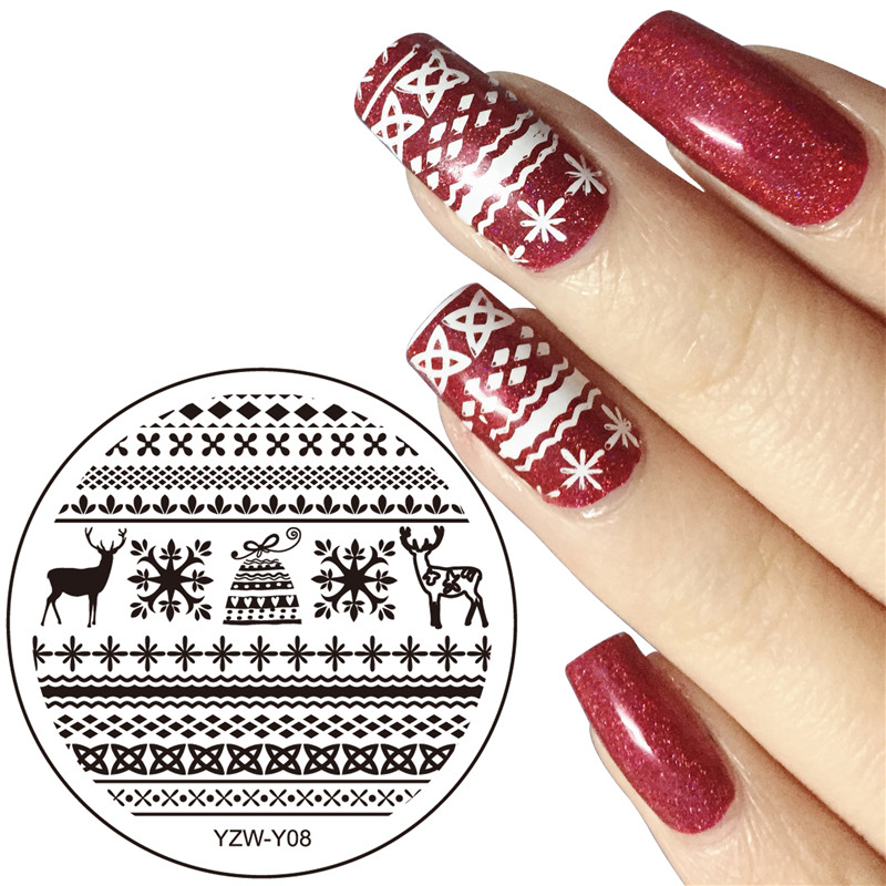 1 tk uus moodne uhke küünekunstitrükk tembeldusplaadid hea kvaliteediga küünelaki šabloon küünte šabloon DIY stiilitööriistad