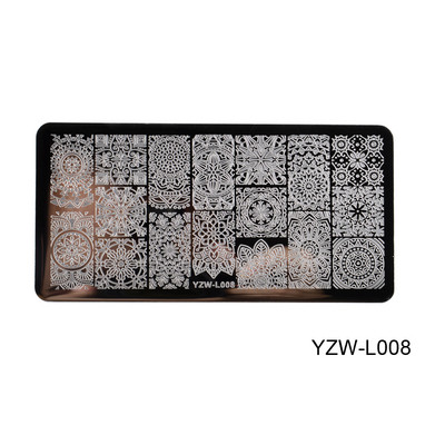 1 buc plăci de ștanțare pentru unghii, frunze de flori, geometrie, animale, șabloane de ștampile, pentru imprimare pentru manichiură, instrumente pentru șablon