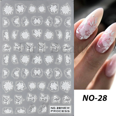 3D koomiksite kasside küünekleebised jõulukaunistus 2022 jääkaru jõuluvana liugurid valged lumehelbed hirve küünekleebised NLNO-61