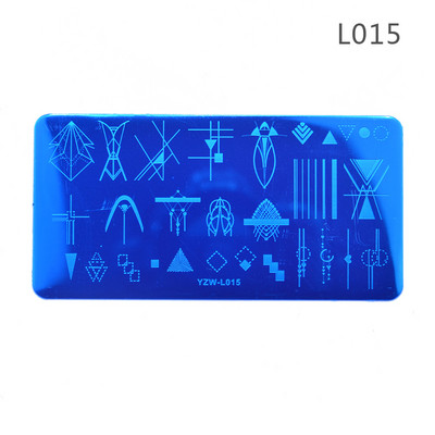 1PC leptir Božićna čelična ploča za utiskivanje noktiju Cvijet Čipka Lišće Slika nakita Geometrijska šablona za lak Predložak za nokte