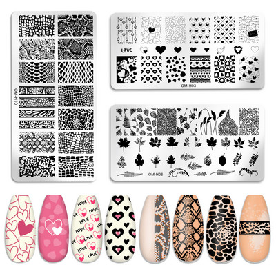 Ξύστρα για στάμπα νυχιών Διαφανές γαλλικό πρότυπο για τέχνη νυχιών για σφράγιση Σετ εργαλείων σφράγισης δαντέλα Πρότυπα για σφραγίδες πλάκες Εικόνα