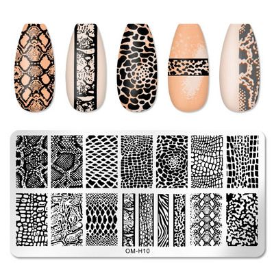 Nail Art bélyegsablon Nail Art bélyegző tányérok Valentin-napi virág pillangókhoz csepp szállítás