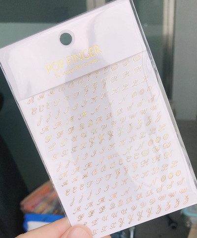 1τμχ Νέο 3D Νούμερο 1-9 Αυτοκόλλητο Αυτοκόλλητο Αυτοκόλλητο Νυχιών Πολυχρωμία Διακόσμηση μανικιούρ με μοτίβο αριθμών