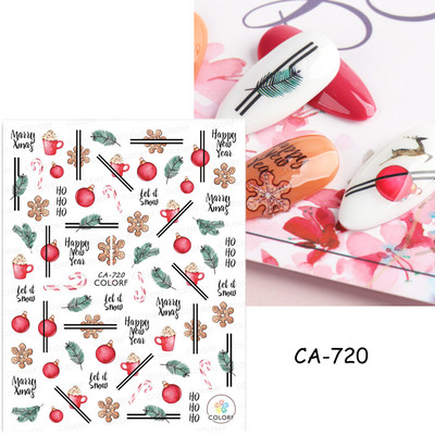 Armsad multifilmi pealuu küünte kleebised õudne Halloweeni kaunistus kummitus nahkhiire kurja kõrvitsa liugurid maniküüri jaoks vere küünte kleebis GLF886