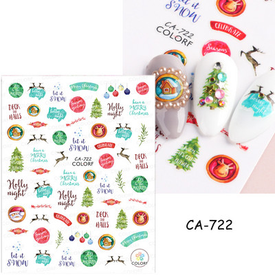 Armsad multifilmi pealuu küünte kleebised õudne Halloweeni kaunistus kummitus nahkhiire kurja kõrvitsa liugurid maniküüri jaoks vere küünte kleebis GLF886