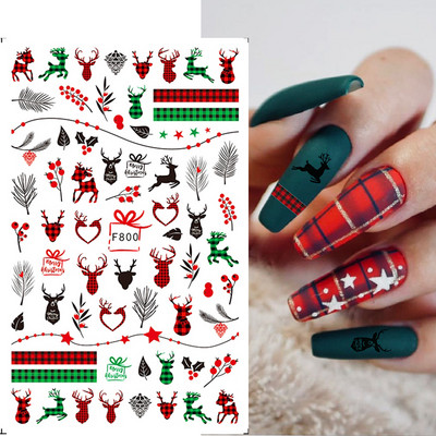 Armsad multifilmi pealuu küünte kleebised õudne Halloweeni kaunistus kummitus nahkhiire kurja kõrvitsa liugurid maniküüri jaoks vere küünte kleebis GLF886