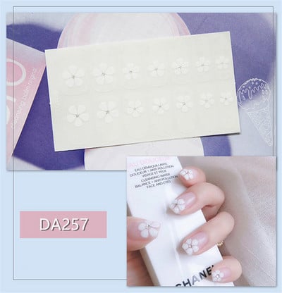 Lamemoria 14 Tips Mitmevärvilised kleebised Küünekate Küünelakkide kleebis DIY küünekunsti kaunistus Veekindel küünekleebised maniküür