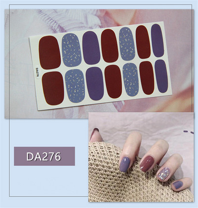 Lamemoria 14 Tips Mitmevärvilised kleebised Küünekate Küünelakkide kleebis DIY küünekunsti kaunistus Veekindel küünekleebised maniküür